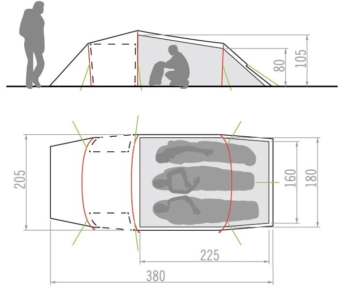 Vaude Arco XT3P 3 Vaude Arco XT3P