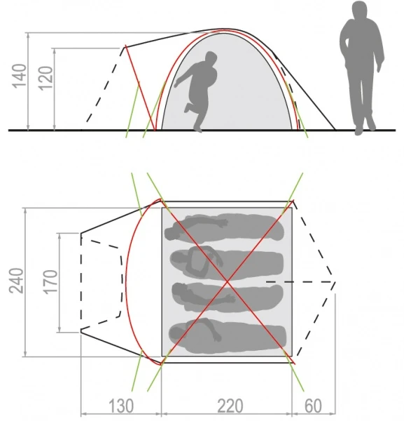 Vaude Campo Grande XT 4P 3 Vaude Campo Grande XT 4P